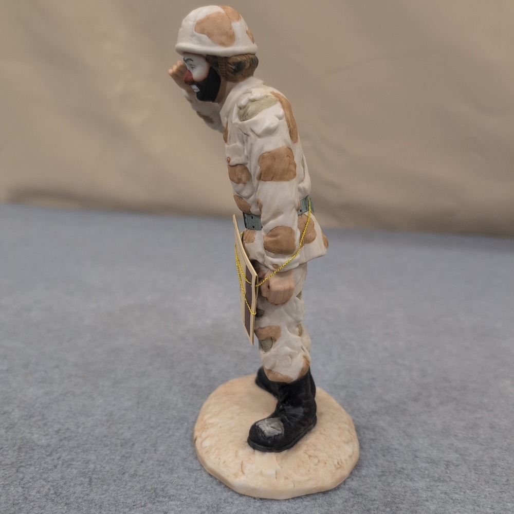 Emmett Kelly Jr. Collection "On Maneuvers" Limited Edition Clown Soldier Figure - Picture 4 of 7